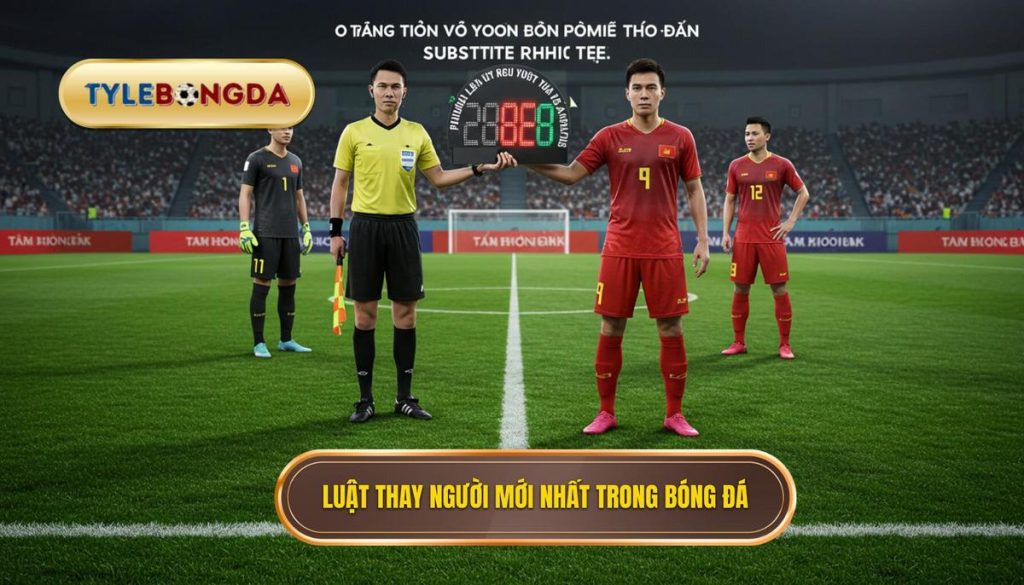 Luật thay người mới nhất trong bóng đá