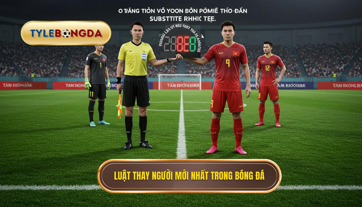 Luật thay người mới nhất trong bóng đá 