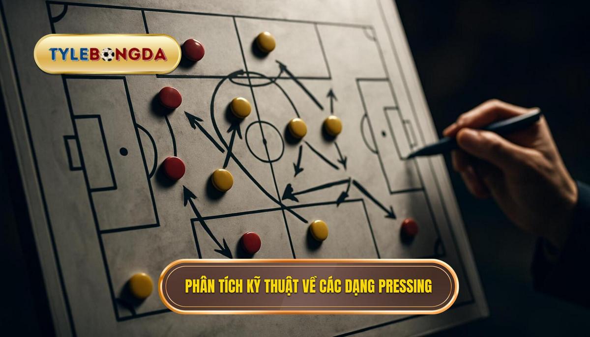 Chiến thuật Pressing Tầm Cao: Bí quyết thống trị bóng đá hiện đại 3 Phân tích kỹ thuật chuyên sâu về các dạng Pressing