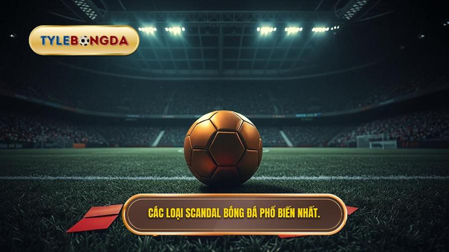 Phân loại các scandal bóng đá phổ biến nhất hiện nay