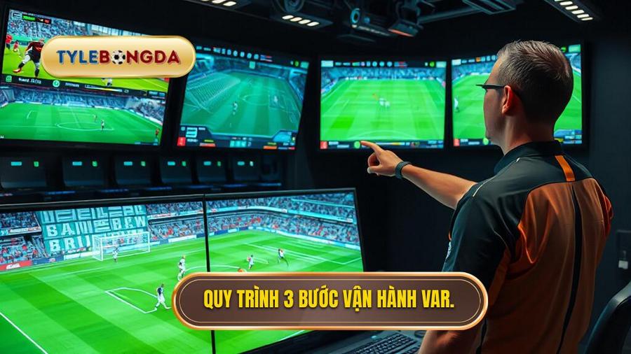 Công nghệ VAR trong bóng đá hoạt động thế nào? Quy trình 3 bước chuẩn FIFA