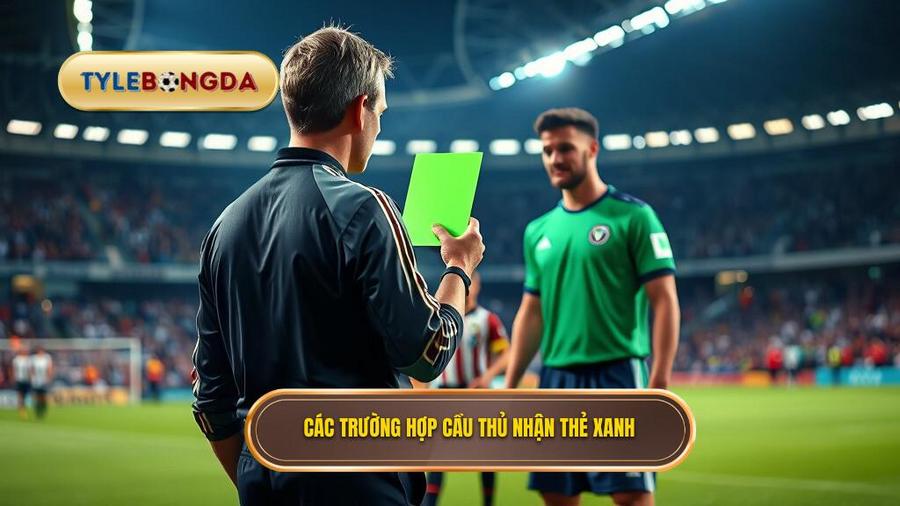 Khi nào một cầu thủ phải nhận thẻ xanh?