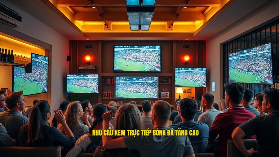 Nhu cầu xem trực tiếp bóng đá hôm nay ngày càng tăng cao