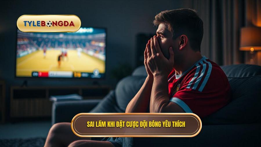 Sai lầm khi soi kèo bóng đá: Đặt niềm tin quá mức vào đội bóng yêu thích