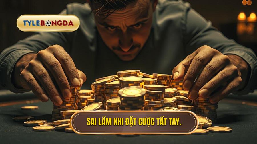 Không quản lý vốn cược và đặt cược tất tay (All-in)