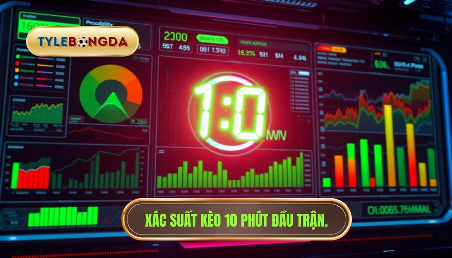 Phân tích xác suất và lợi nhuận của kèo 10 phút đầu