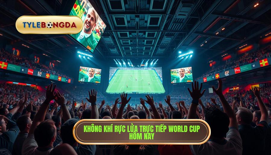 Sức hút mãnh liệt từ những trận trực tiếp World Cup hôm nay