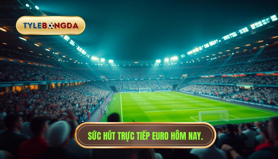 Sức hút khó cưỡng của các trận trực tiếp Euro hôm nay